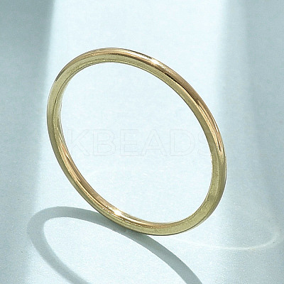 304 Stainless Steel Plain Band Rings STAS-I160-F03-G-1