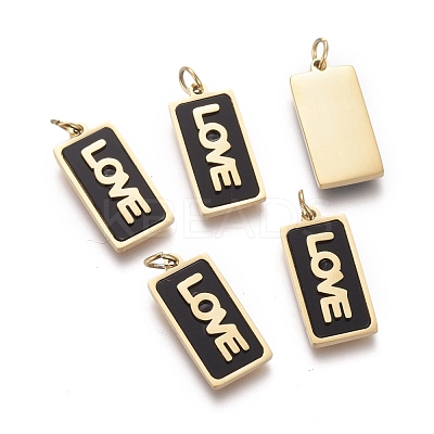 316 Surgical Stainless Steel Pendants STAS-H100-55G-1