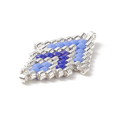 Handmade Loom Pattern Seed Beads PALLOY-MZ00093-1