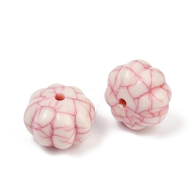Acrylic Imitation Turquoise Beads OACR-S047-13-1