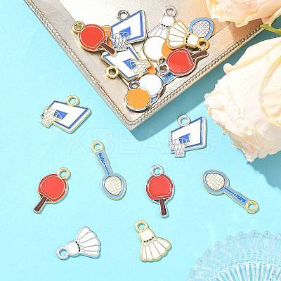 20Pcs Alloy Enamel Pendants FIND-FS0004-83-1