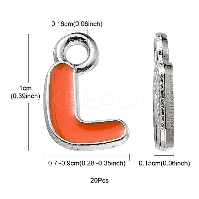 20Pcs Alloy Pendants ENAM-YW0002-54P-1