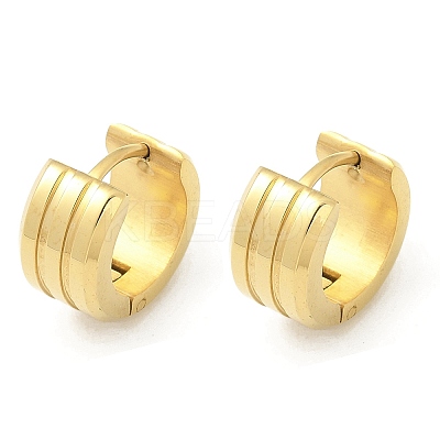 304 Stainless Steel Hoop Earrings for Women EJEW-C096-57G-1