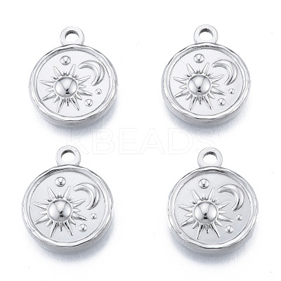 Non-Tarnish 201 Stainless Steel Pendants X-STAS-N098-182P-1
