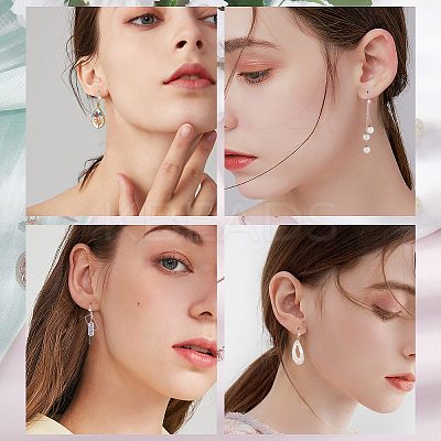 20Pcs Brass Earring Hooks JX503B-1