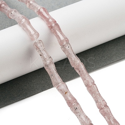 Natural Strawberry Quartz Beads Strands G-Q178-A14-01-1