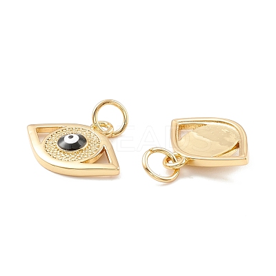 Rack Plating Brass Enamel Pendants KK-D073-28G-01-1