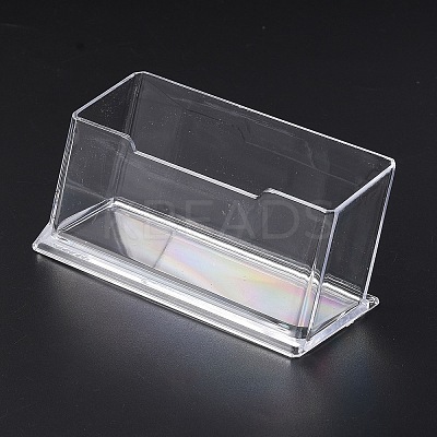 Plastic Business Card Display Holder AJEW-WH20001-68A-1