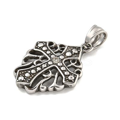 316 Surgical Stainless Steel Pendants STAS-E212-55AS-B-1