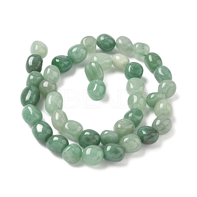 Natural Green Aventurine Beads Strands LS-G-C038-02A-01-1