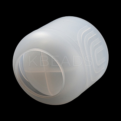 Bohemian Style Arch Pattern Column Shape DIY Candle Cup Silicone Molds DIY-K073-05-1