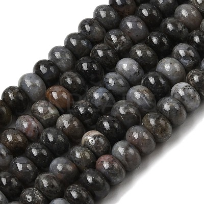 Natural Bamboo Leaf Agate Beads Strands G-A280-A07-01-1