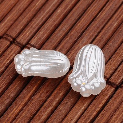 Flower Imitation Pearl Acrylic Beads X-OACR-L004-4772-1