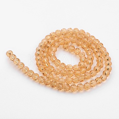 Transparent Glass Bead Strands GLAA-G013-8mm-92-1