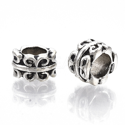 Tibetan Style Alloy Beads TIBE-R317-072AS-LF-1