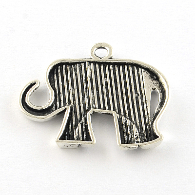 Elephant Tibetan Style Alloy Pendants LS-TIBEP-R344-52AS-LF-1