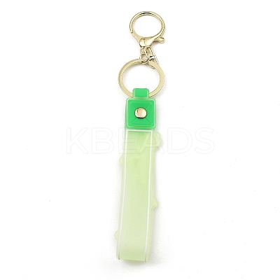 Flower PVC Rope Keychains KEYC-B015-01LG-06-1