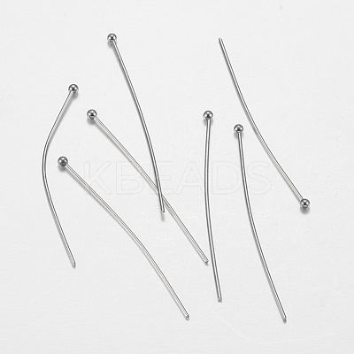Tarnish Resistant 304 Stainless Steel Ball Head Pins STAS-I097-047P-1