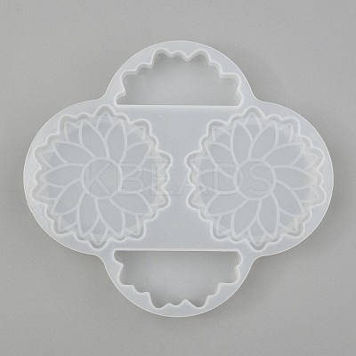 Flower Straw Topper Silicone Molds Decoration X-DIY-J003-06-1