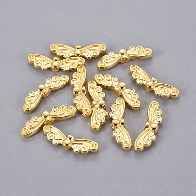 Tibetan Style Alloy Beads TIBEB-1331-G-LF-1