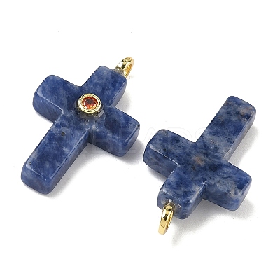 Natural Sodalite Pendants X-G-B180-01G-09-1