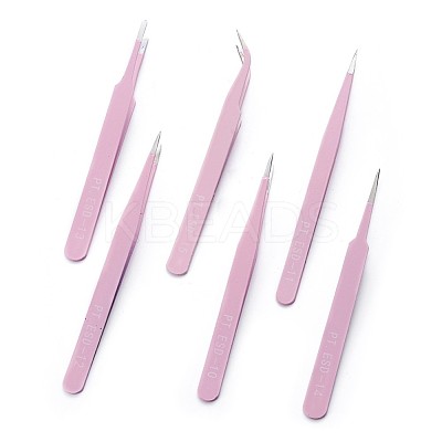 201 Stainless Steel Beading Tweezers Sets TOOL-F006-11B-1