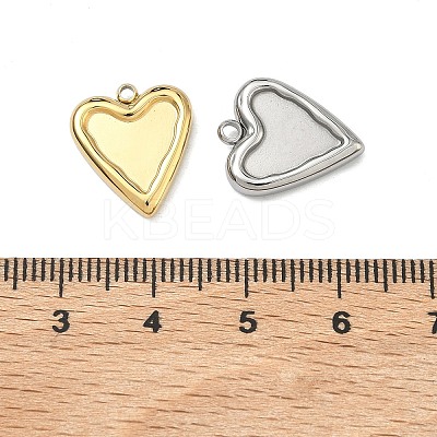 100Pcs 2 Colors 304 Stainless Steel Pendant Cabochon Settings For Enamel STAS-CC0001-13-1