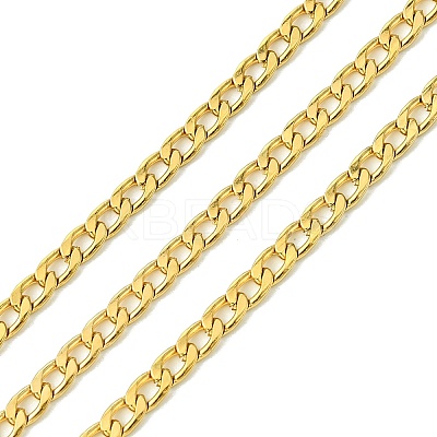 10M Ion Plating(IP) 304 Stainless Steel Curb Chains CHS-G035-03A-G-1