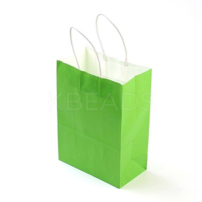 Pure Color Kraft Paper Bags AJEW-G020-A-05-1