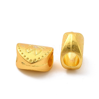 Rack Plating Alloy European Beads PALLOY-F287-42MG-1