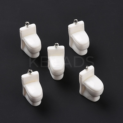 Opaque Resin Pendants LS-RESI-D057-11P-1
