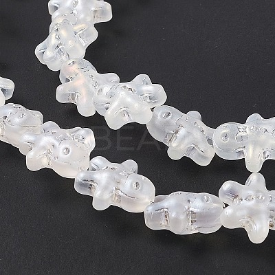Electroplate Glass Beads GLAA-P005-M-1