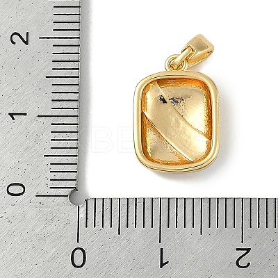 Brass Enamel Pendants KK-P283-28B-G-1