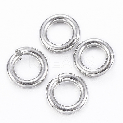 Tarnish Resistant 304 Stainless Steel Open Jump Rings A-STAS-H555-11P-1