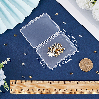 64Pcs 2 Colors Brass Bead KK-CN0002-68-1