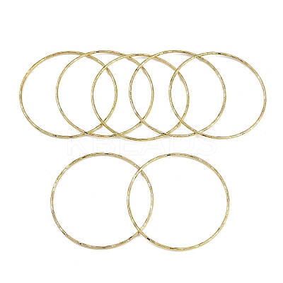7Pcs Vacuum Plating PVD Vacuum Plating 201 Stainless Steel Bangles Sets for Women BJEW-F476-03G-1