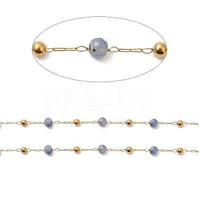 304 Stainless Steel Handmade Beaded Chains CHS-P017-A02-G-1