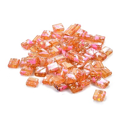 2-Hole Transparent Glass Seed Beads SEED-S023-30C-14-1