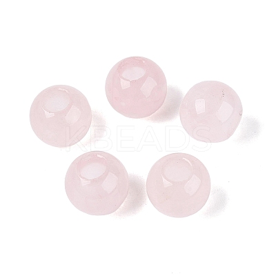 Natural Rose Quartz European Beads G-Q602-09A-07-1