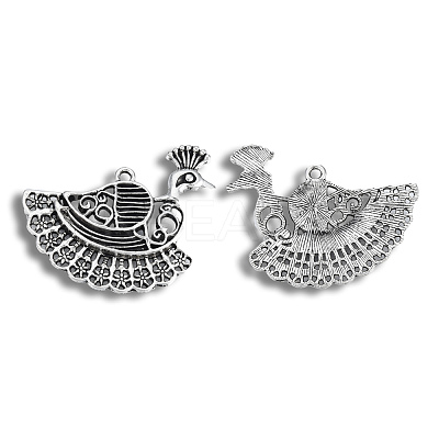 Tibetan Style Alloy Big Pendants TIBEP-N008-202-1