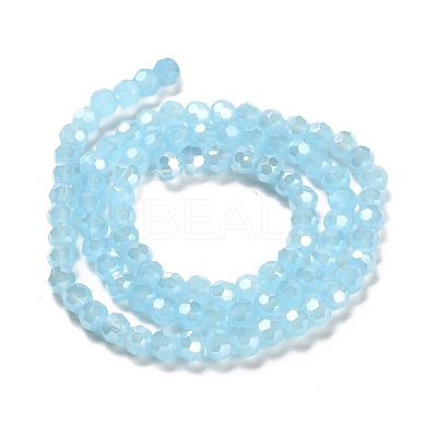Imitation Jade Glass Beads Stands LS-EGLA-A035-J4mm-B04-1