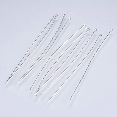 Tarnish Resistant 304 Stainless Steel Flat Head Pins STAS-F145-07P-0.6x50mm-1
