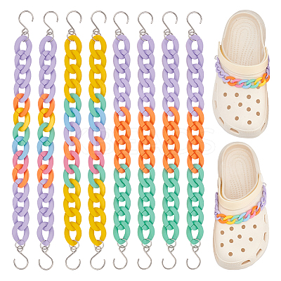 Acrylic Link Shoe Decoration Chain FIND-AB00041-1