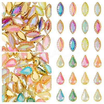 2 Bags 2 Styles Sew on Rhinestones RESI-TA0004-54-1
