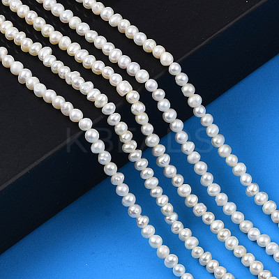 Natural Cultured Freshwater Pearl Beads Strands PEAR-N013-02D-1