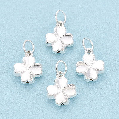 Saint Patrick's Day 925 Sterling Silver Clover Charms STER-T008-31S-1