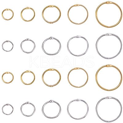 Iron Loose Leaf Book Binder Hinged Rings IFIN-PH0023-03-1