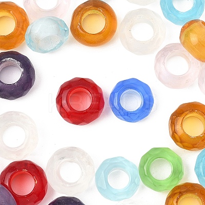 30Pcs Glass European Beads GLAA-YW0005-24-1