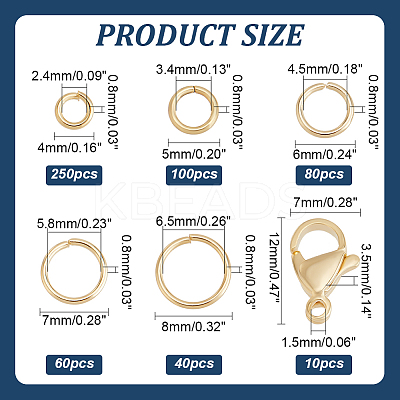 304 Stainless Steel Lobster Claw Clasps DIY-PH0021-58A-1