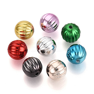 UV Plating Opaque Acrylic Beads SACR-T018-12M-1